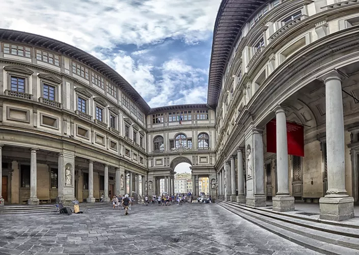 Image of the Uffizi Gallery